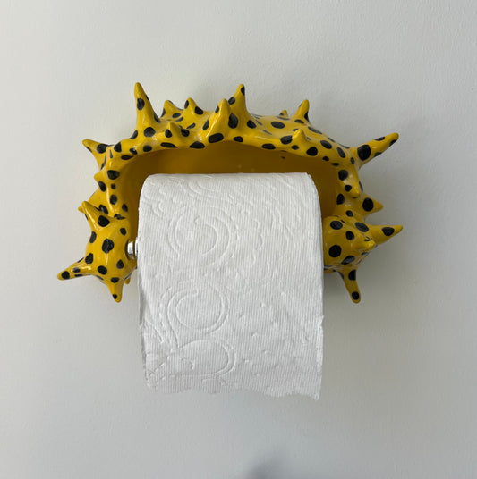 Spikey Toilet Paper Dispenser