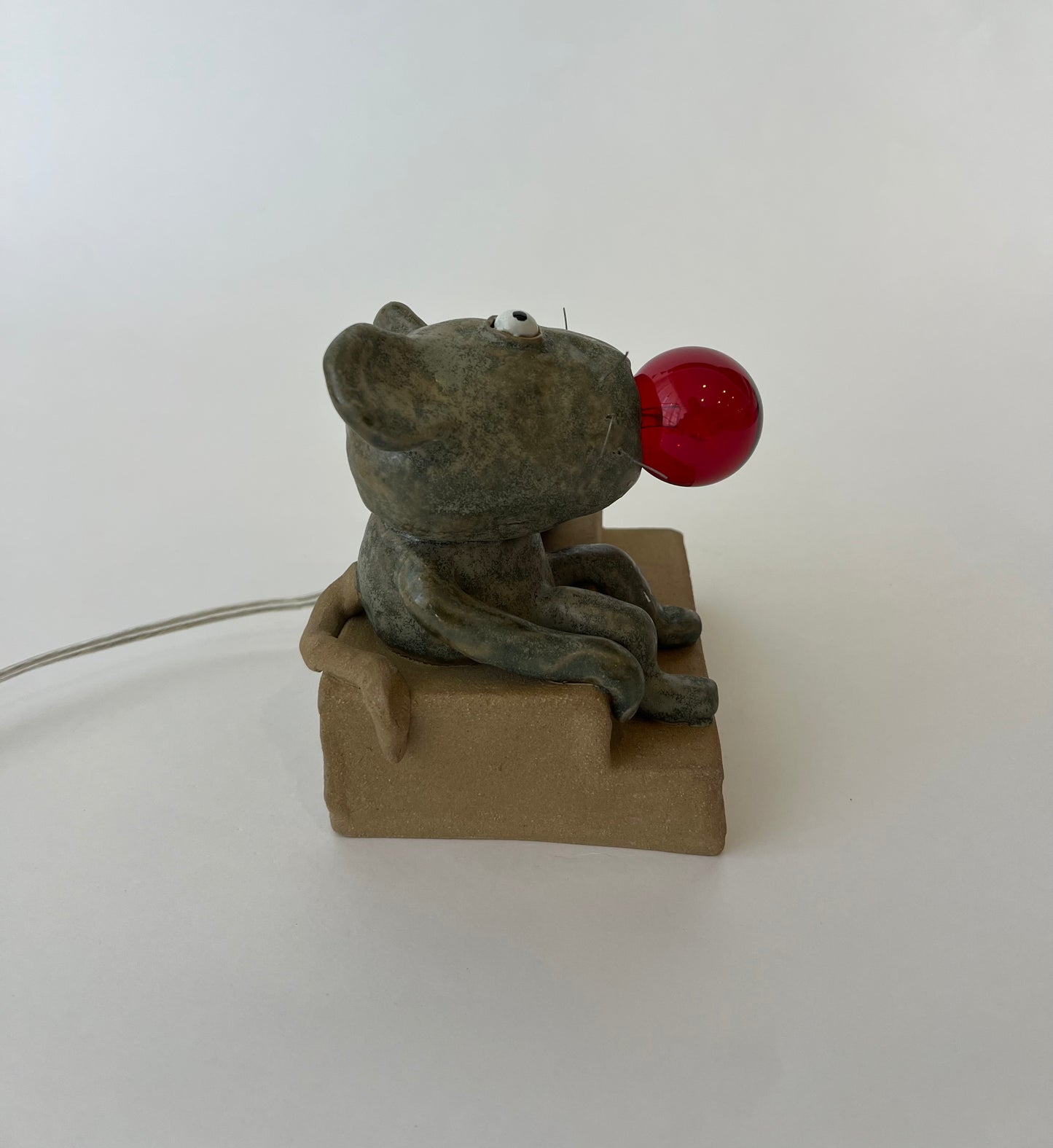 Trick Or Treat Rat Lamp