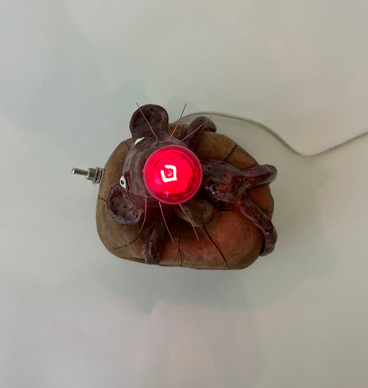 Pumpkin Rat Lamp
