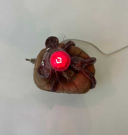 Pumpkin Rat Lamp