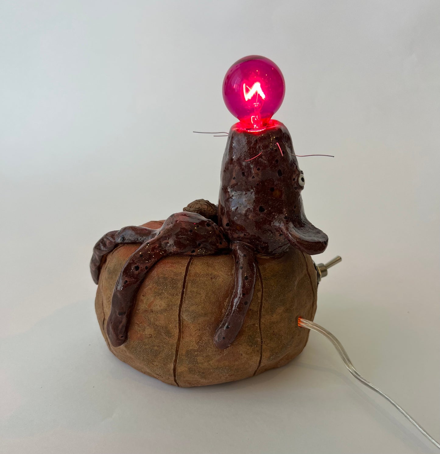Pumpkin Rat Lamp
