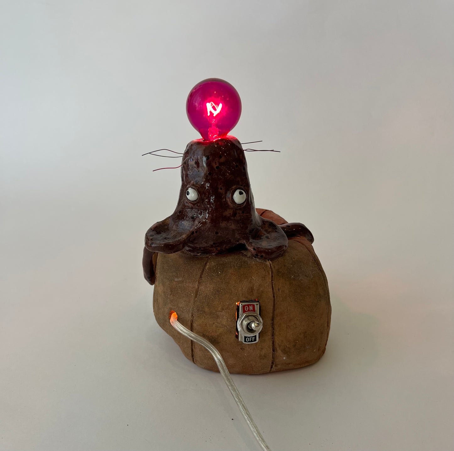 Pumpkin Rat Lamp