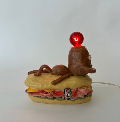 Subway Sandwich Rat Lamp
