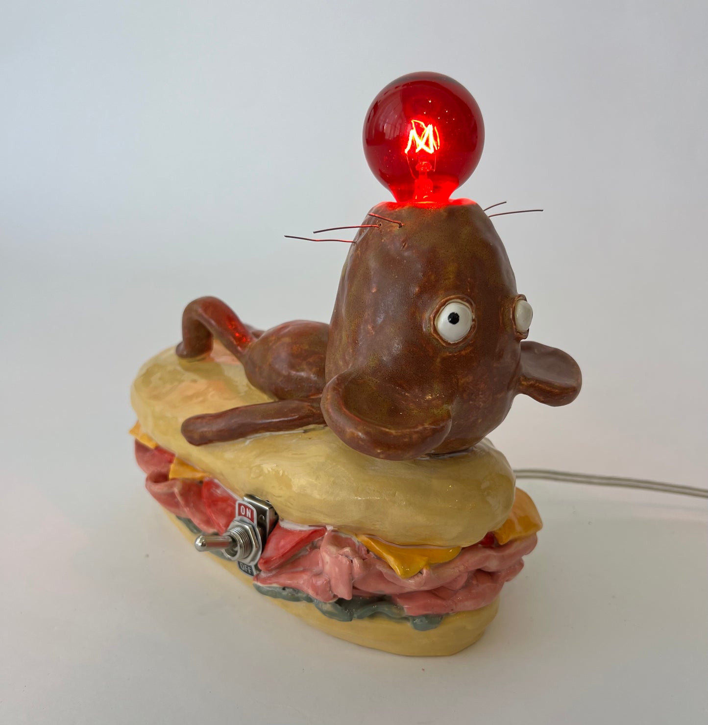 Subway Sandwich Rat Lamp