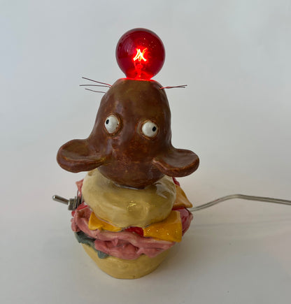 Subway Sandwich Rat Lamp