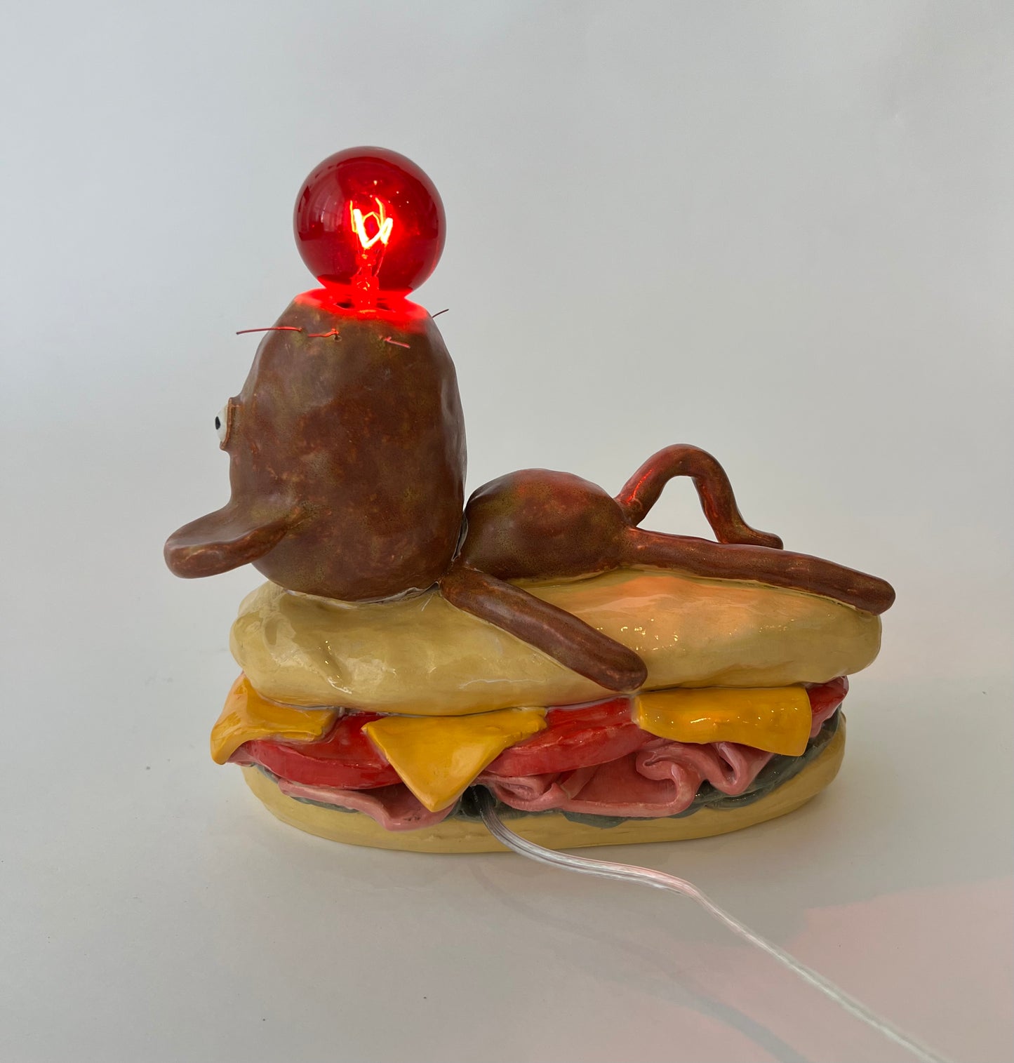 Subway Sandwich Rat Lamp