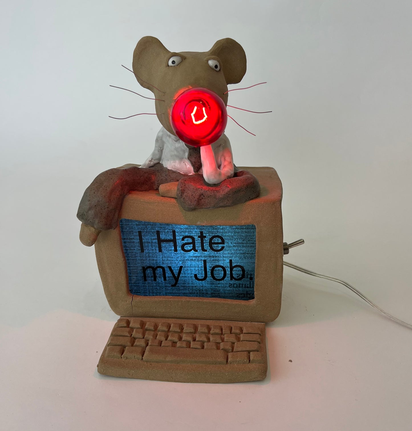 Corporate Rat Lamp