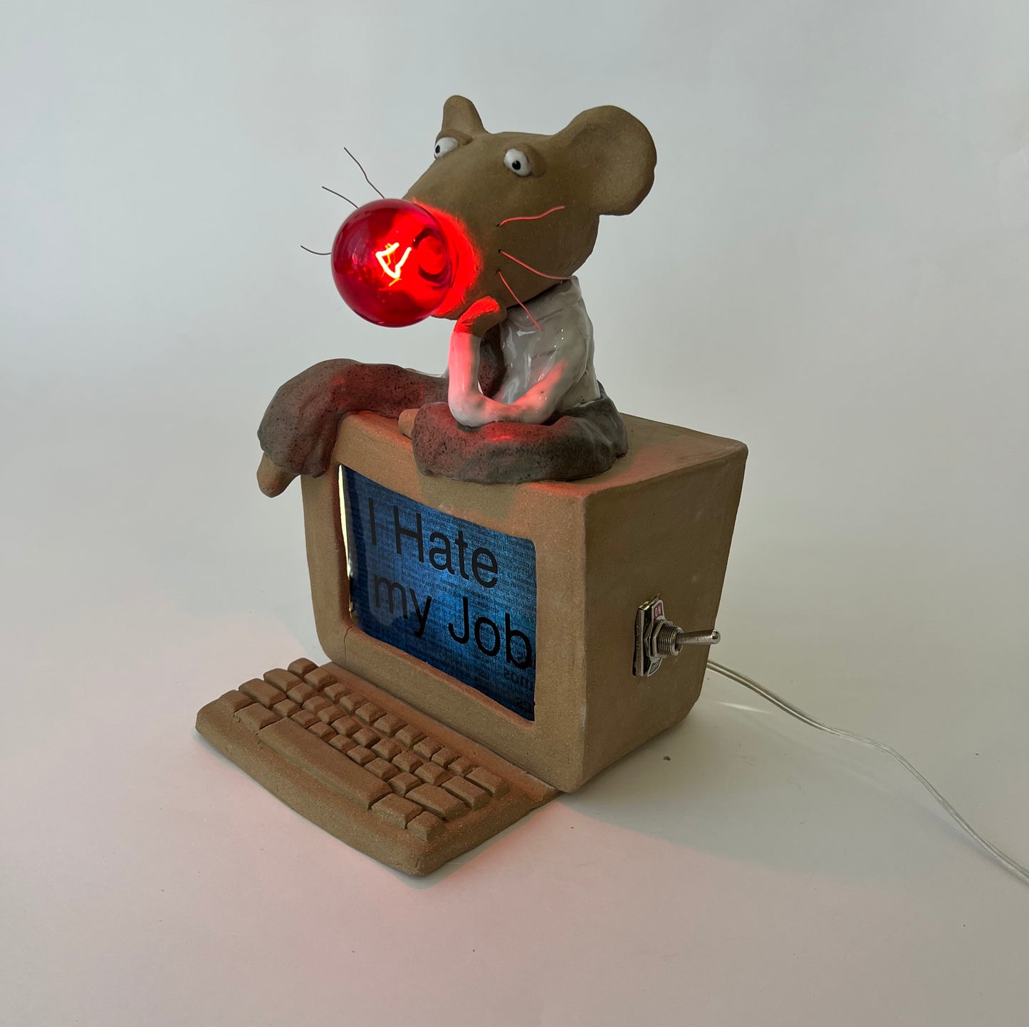 Corporate Rat Lamp