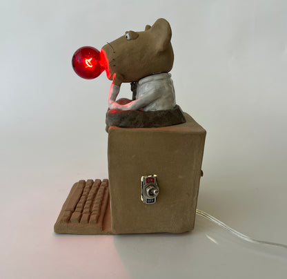 Corporate Rat Lamp