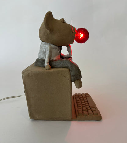 Corporate Rat Lamp